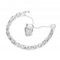 SILV HW OPEN OVAL BELCHER STYLE LINK B'LET