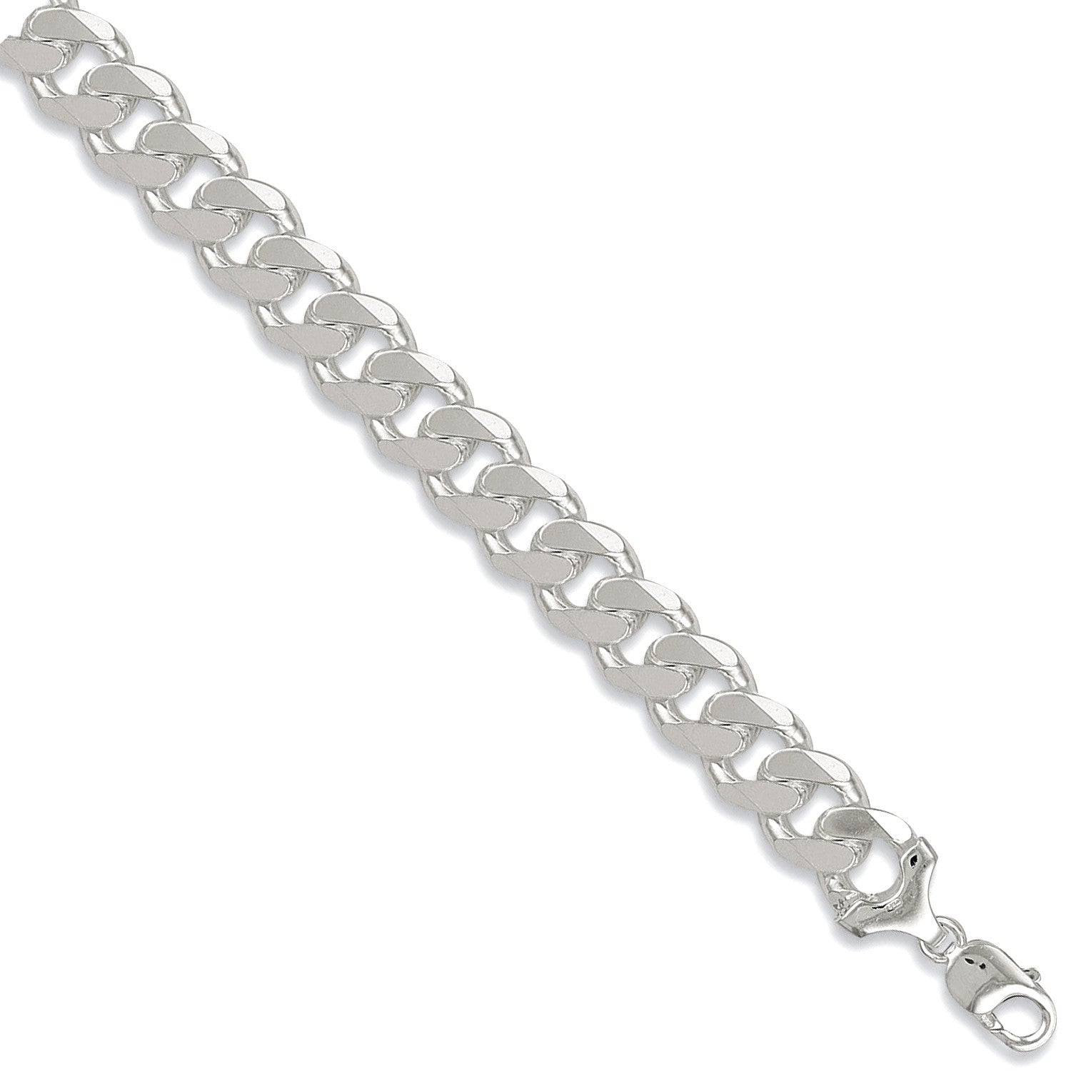 SILVER 28" HEAVY FLAT CURB CHAIN