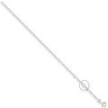 SILVER 18" OVAL DC MED BELCHER CHAIN 2.2MM