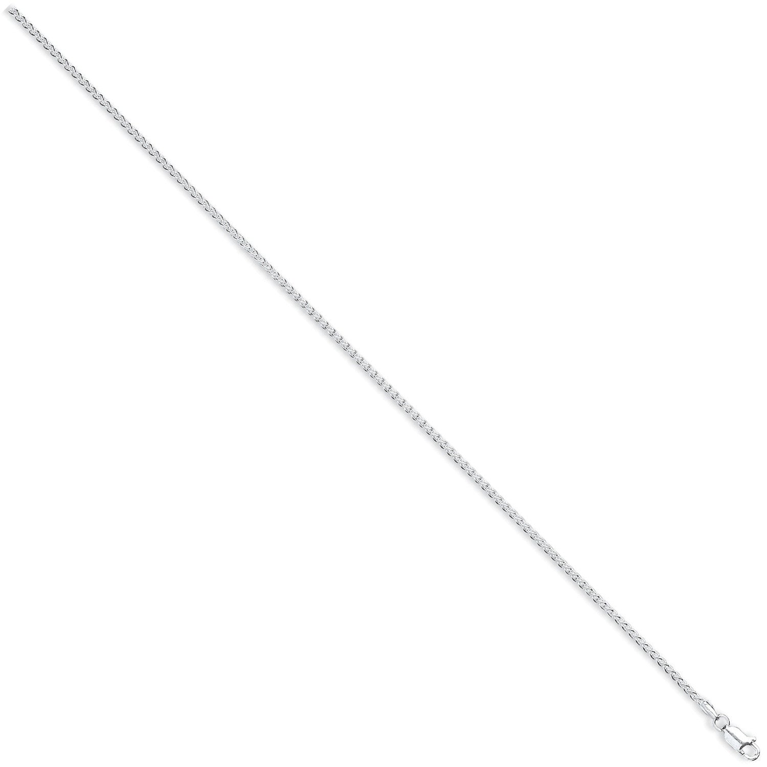 SILV 18" MED SPIGA PENDANT CHAIN