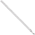 SILVER 20" DOME CUBAN 4.9MM CURB N'LET