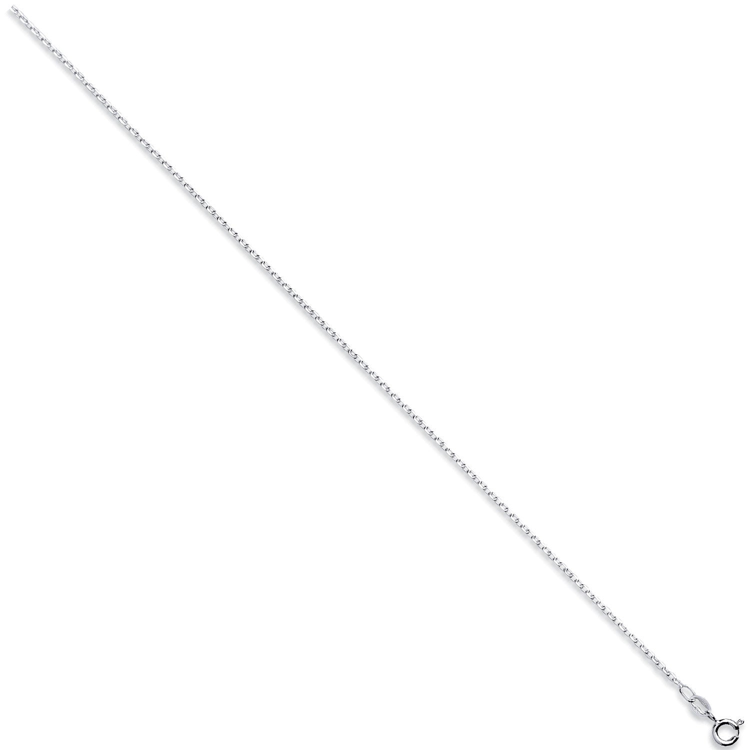 SILVER 28" OVAL DC LW BELCHER CHAIN 1.8MM