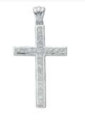 SILVER CZ SET CROSS ONLY