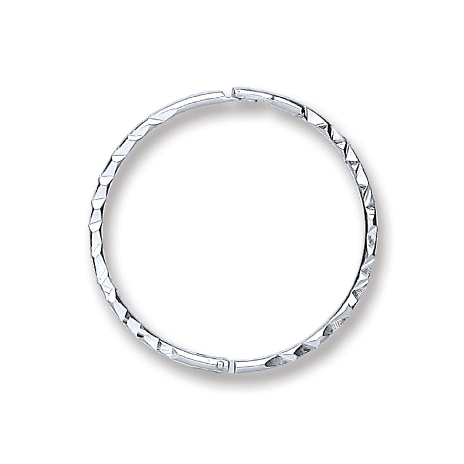 CORE | SILVER RND 16MM DC SLEEPER HINGED EARRINGS