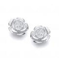 CORE | SILVER ROSE STUD EARRINGS