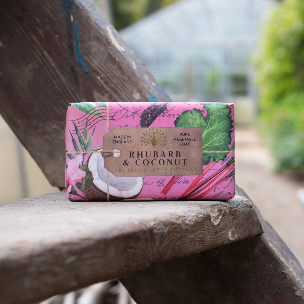 RHUBARB & COCONUT SOAP 190G BAR by CHRISTINA MAY