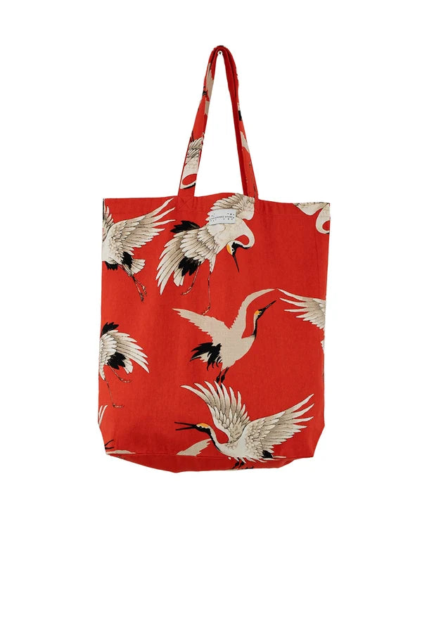 STORK SCARLET CANVAS BAG by One Hundred Stars