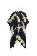 CRANE BLACK WOOL THROWOVER BY 100 STARS