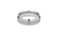 GNTS 7MM SATIN & POLISH OUTER TUNGSTEN BAND