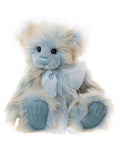 TUESDAY BLUE BEIGE CHARLIE BEAR TEDDYBEAR