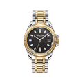 THOMAS SABO BI COLOURED WHITE STONES BLACK DIAL BRACELET WATCH
