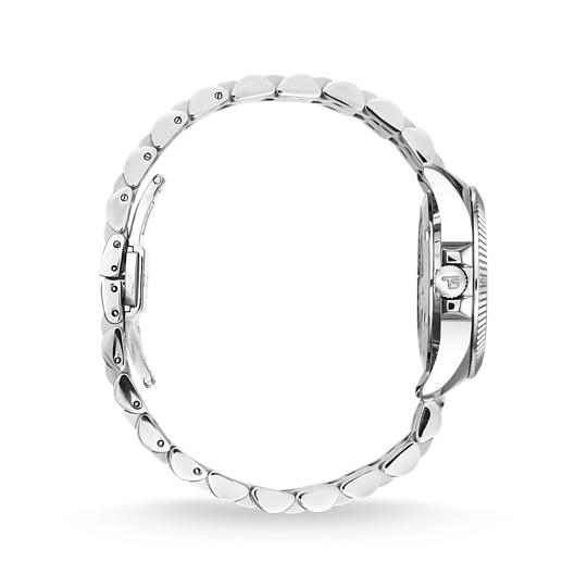 THOMAS SABO BURGUNDY WHITE STONES DIAL BRACELET WATCH