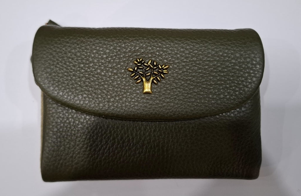 Leather Small Bifold Tree Purse