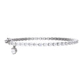 SILVER ZIRC  ZIRCONIA TENNIS CLAW BRACELET by DIAMONFIRE