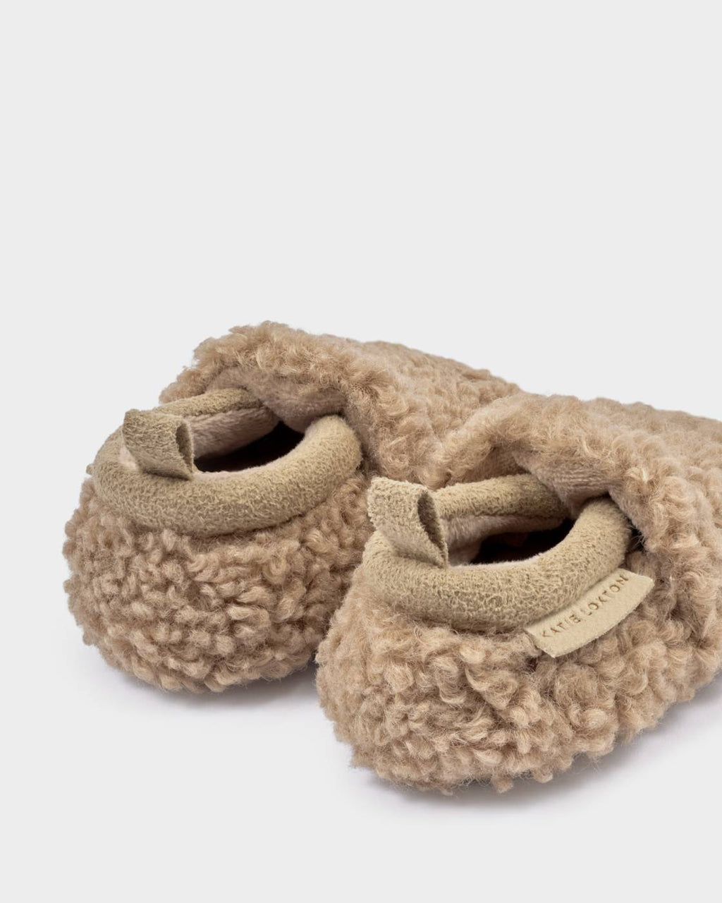 TAN BORG BABY SHOES by KATIE LOXTON