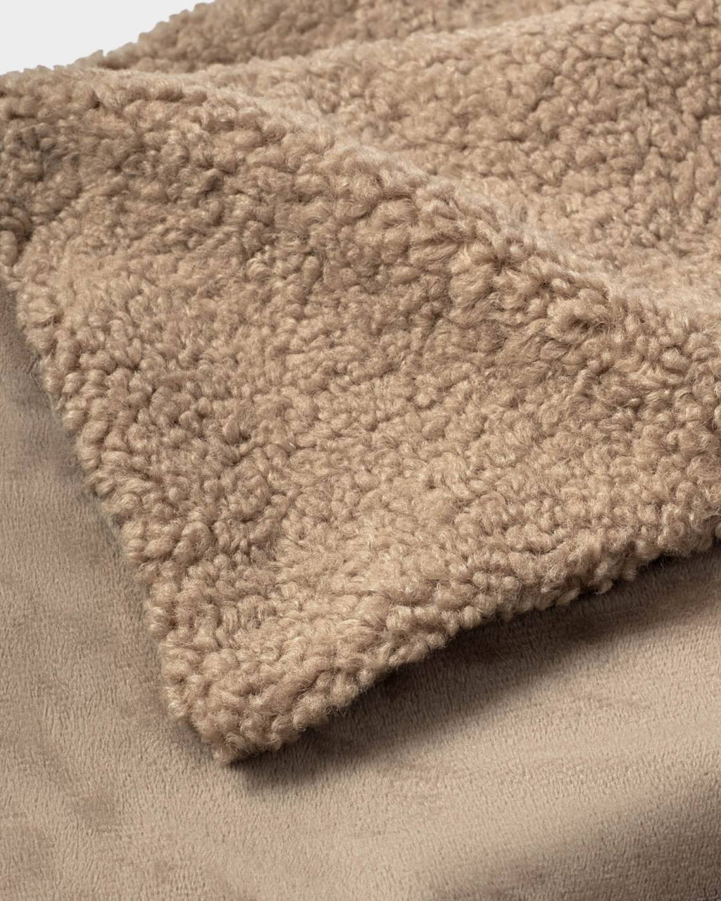 TAN BROWN BORG BABY BLANKET bY KATIE LOXTON