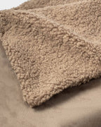 TAN BROWN BORG BABY BLANKET bY KATIE LOXTON