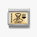 CHEF GOLD CHARM