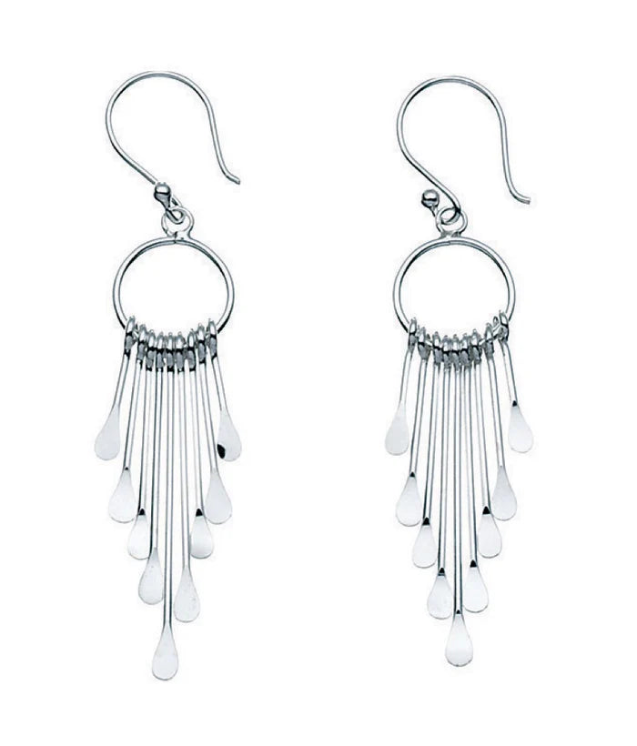 CORE | SILVER MULTI STICK DROP EARRING
