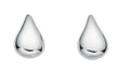 SILVER SMALL TEAR DROP STUD EARRING