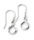 CORE | SILVER INFINITY LOOP DROP EARRING