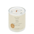 EAU JOY SMOKED OUD, CEDAR & IRISH FERN CANDLE WITH WOOD WICK
