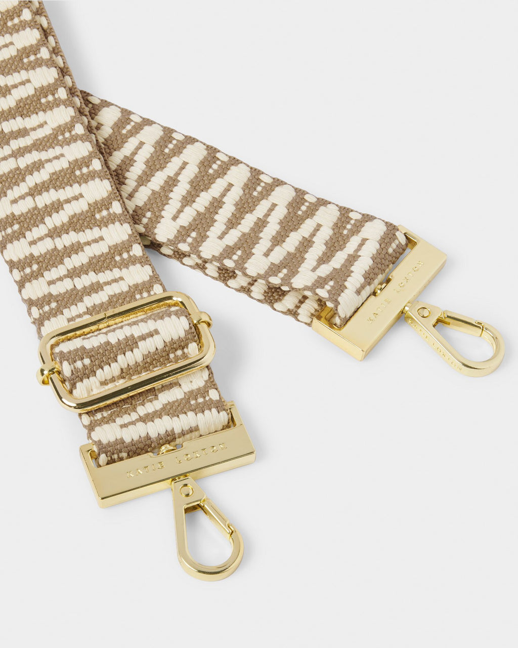 Sand coloured Canvas Bag Strap by Katie Loxton