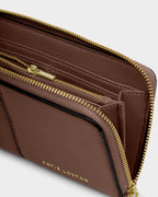 KATIE LOXTON LAILA BURG CHERRY CRACKLE LARGE PURSE