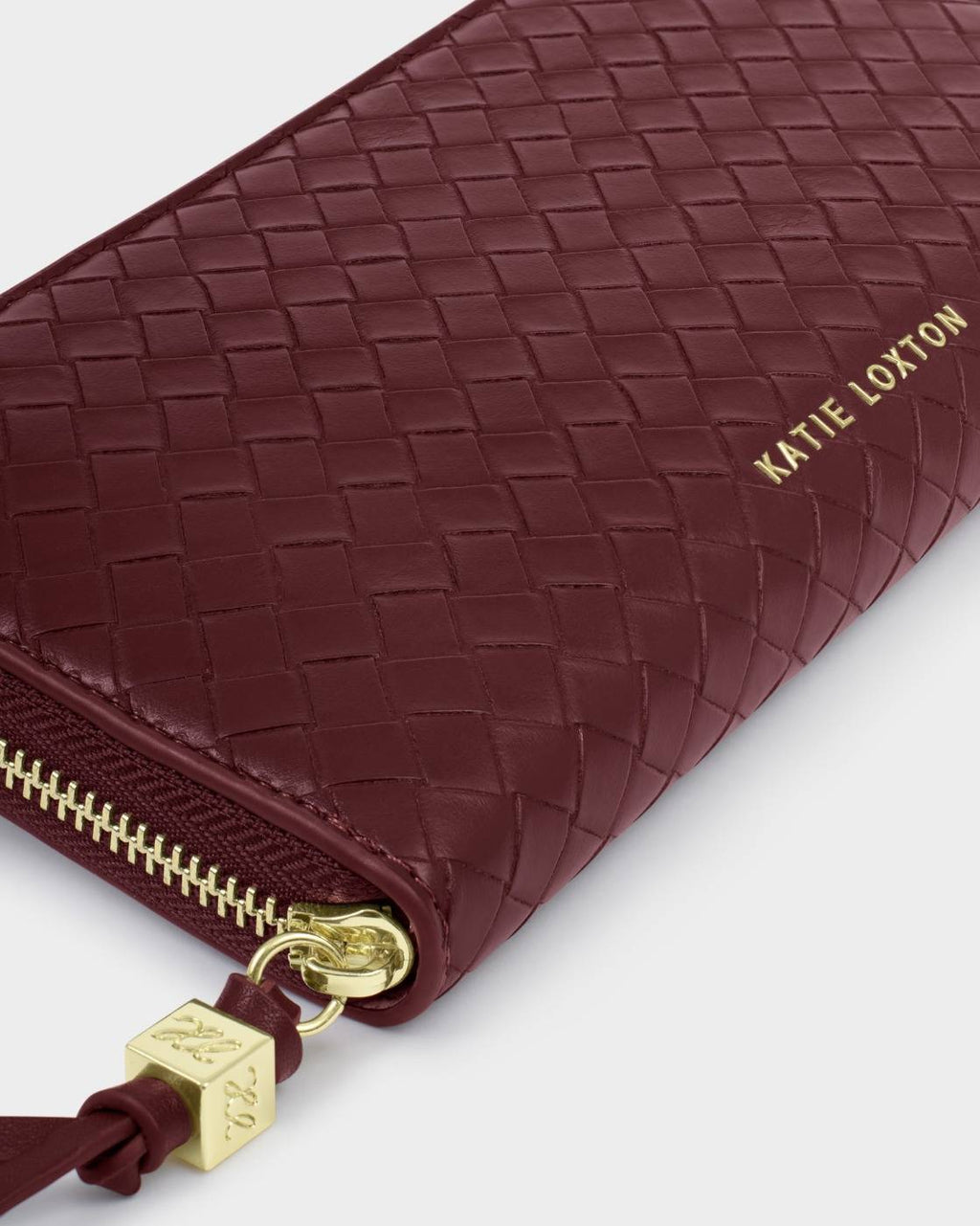 NOVA CHERRY WOVEN TEXTURE LARGE PURSE by Katie Loxton (Copy)