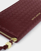 NOVA CHERRY WOVEN TEXTURE LARGE PURSE by Katie Loxton (Copy)