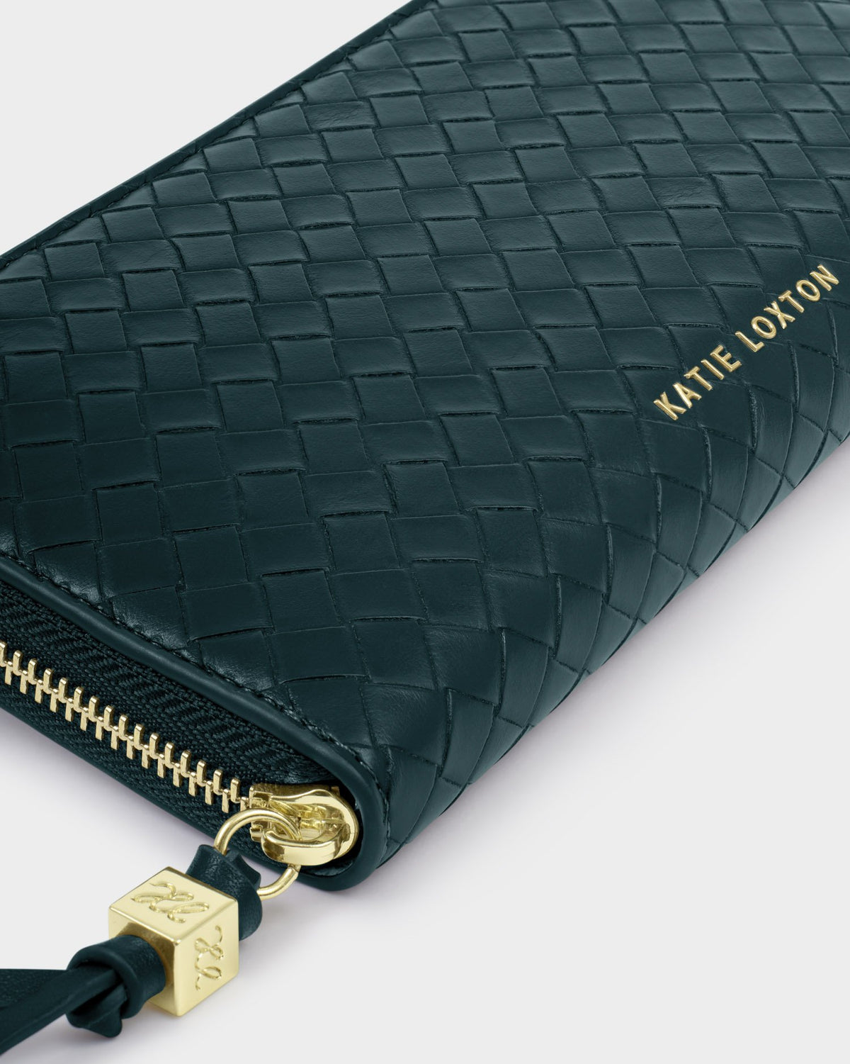 NOVA TEAL WOVEN TEXTURE LARGE PURSE by Katie Loxton