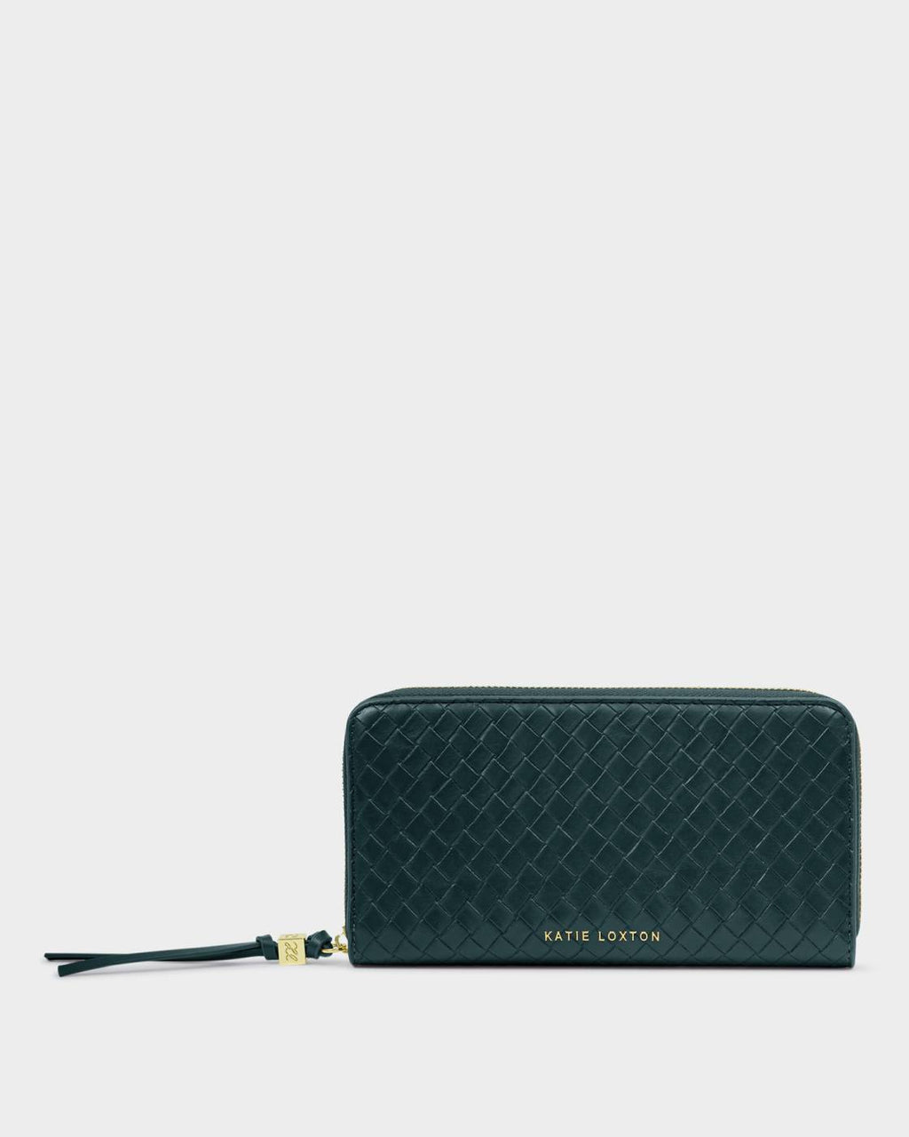 NOVA TEAL WOVEN TEXTURE LARGE PURSE by Katie Loxton