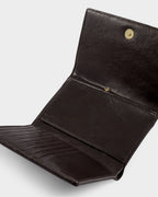 TAYA CHOCOLATE PATENT CRACKLE & SUEDETTE WOVEN LARGE PURSE by Katie Loxton