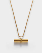 THEMIS LARGE T BAR GP NECKLET by KATIE LOXTON