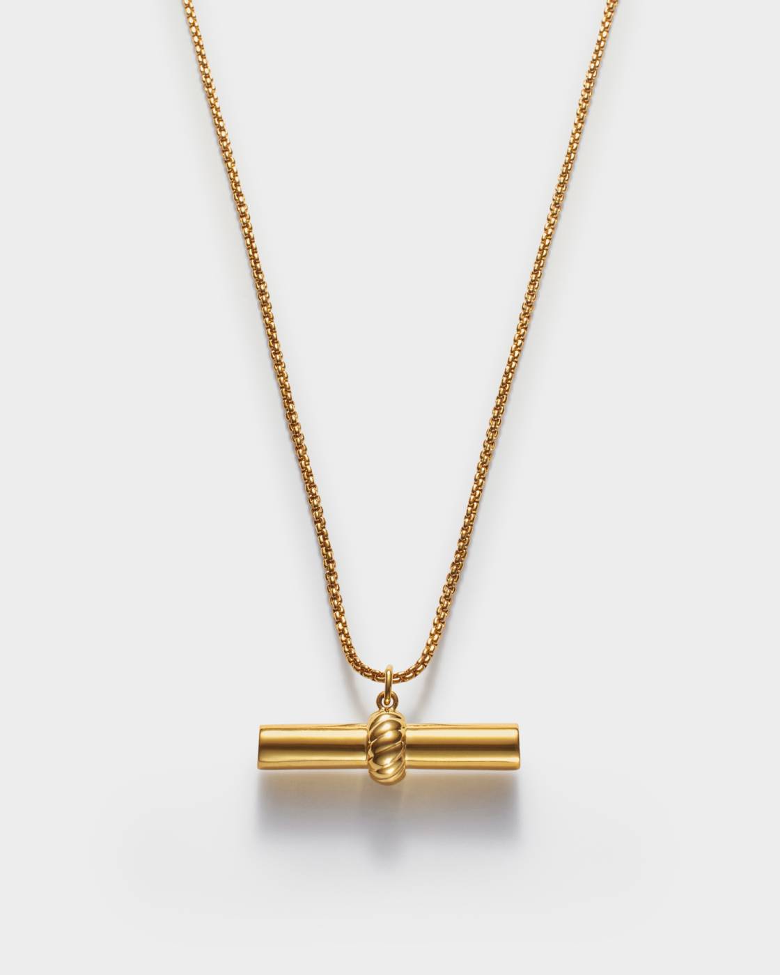 THEMIS LARGE T BAR GP NECKLET by KATIE LOXTON