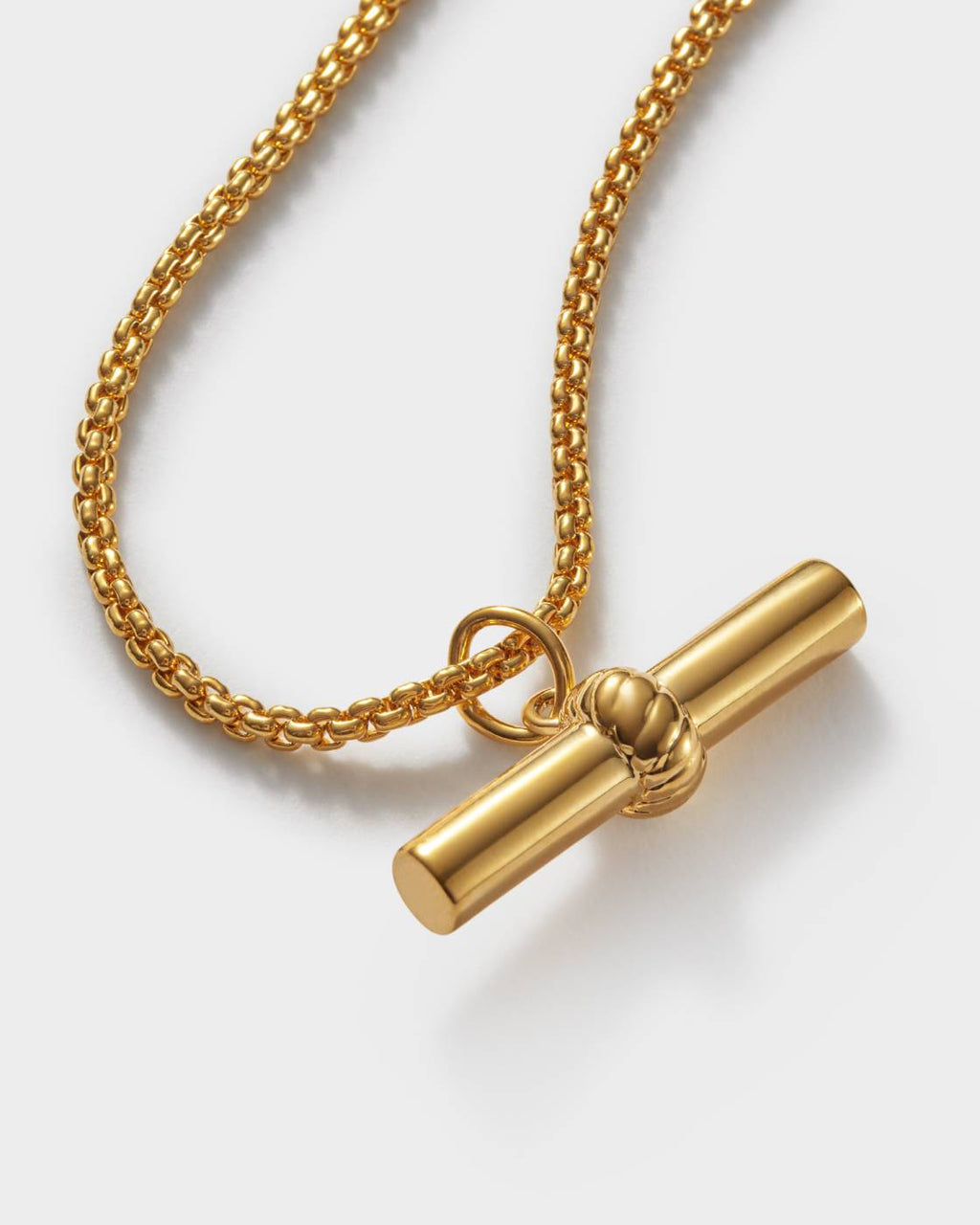THEMIS LARGE T BAR GP BRACELET by KATIE LOXTON
