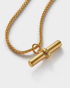 THEMIS LARGE T BAR GP BRACELET by KATIE LOXTON