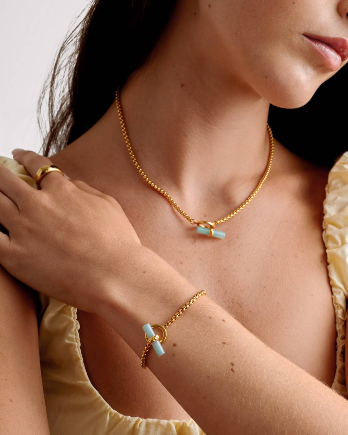 AZURA T BAR GP BRACELET by KATIE LOXTON