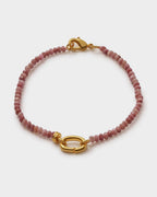 RHODOCHROSITE GP BRACELET by KATIE LOXTON