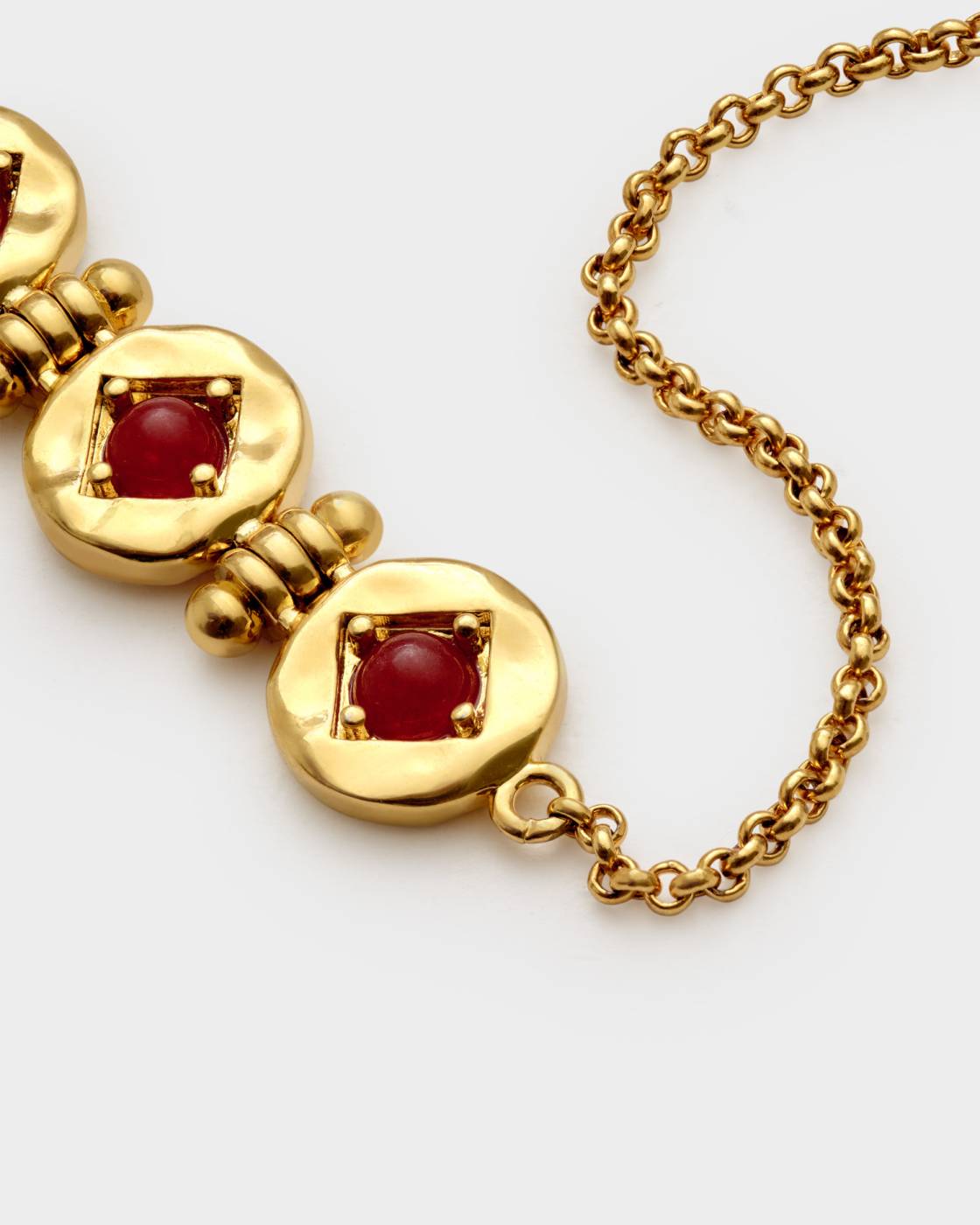 ROUGE NOIR LINK GP BRACELET by KATIE LOXTON