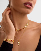 ROUGE NOIR LINK GP NECKLET by KATIE LOXTON