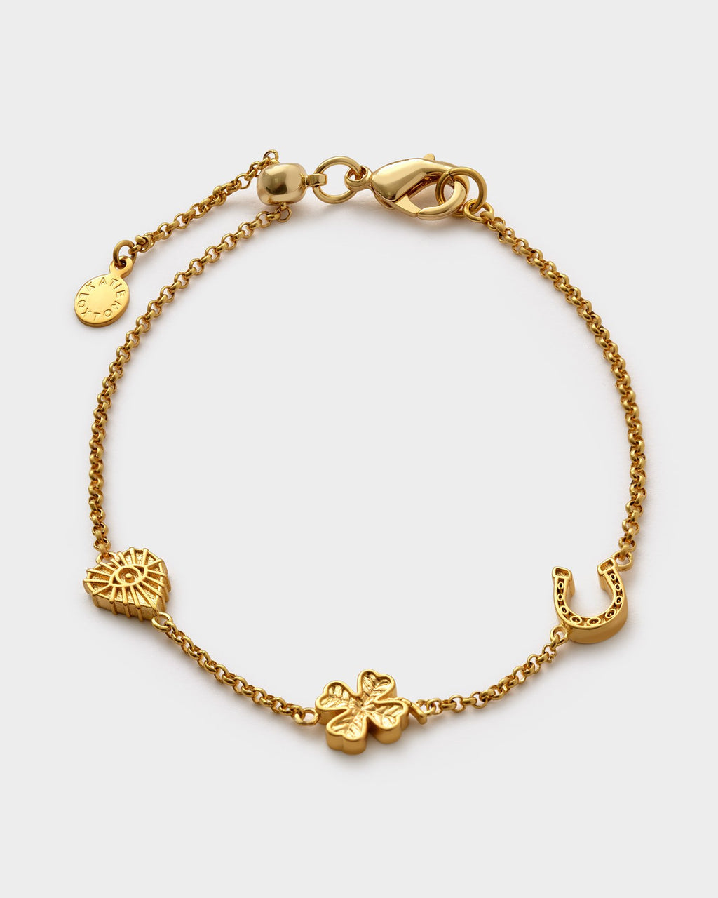 LUCKY CHARM GP BRACELET by KATIE LOXTON