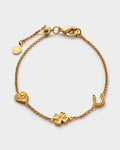 LUCKY CHARM GP BRACELET by KATIE LOXTON