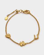 LUCKY CHARM GP BRACELET by KATIE LOXTON
