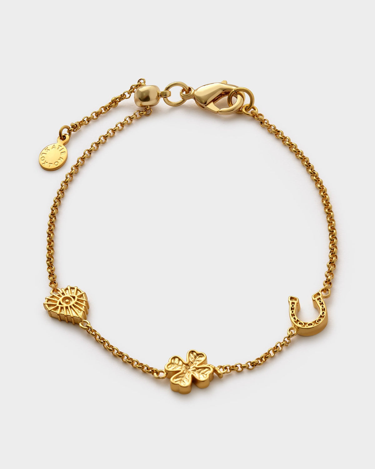 LUCKY CHARM GP BRACELET by KATIE LOXTON