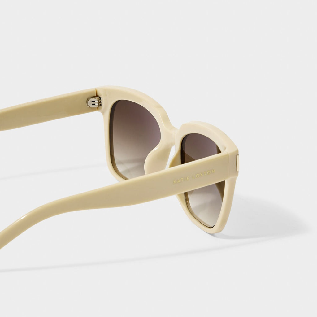 SUNGLASSES | NUDE SQUARE FRAME BROWN LENS ROMA by Katie Loxton