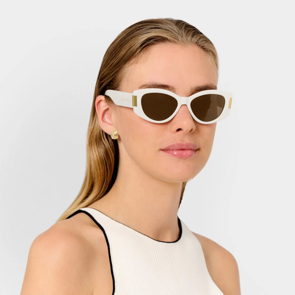 SUNGLASSES RIMINI OFF WHT CATS EYE by Katie Loxton