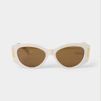 SUNGLASSES RIMINI OFF WHT CATS EYE by Katie Loxton
