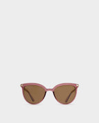 CHERRY FRAME RAVELLO ROUND SUNGLASSES by KATIE LOXTON