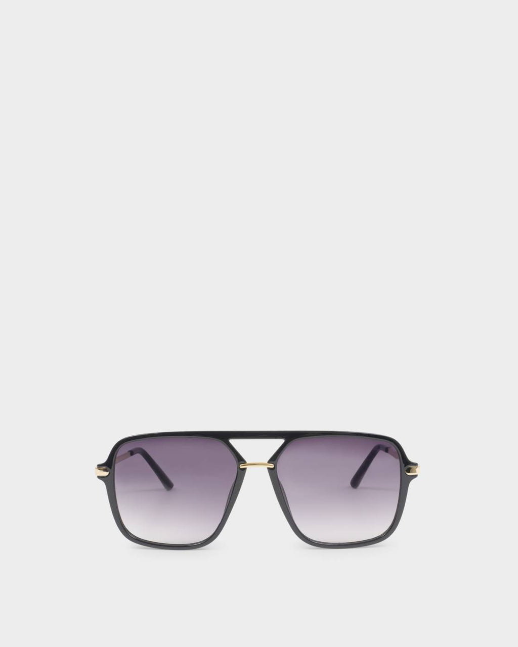 BLACK FRAME ST. MORITZ AVIATOR SUNGLASSES by KATIE LOXTON